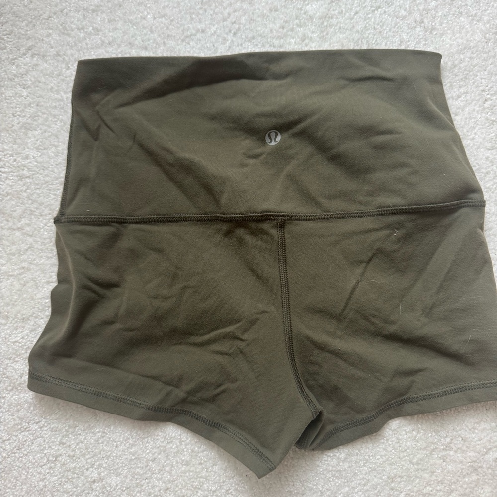 lululemon athletica High-Rise Olive Shorts